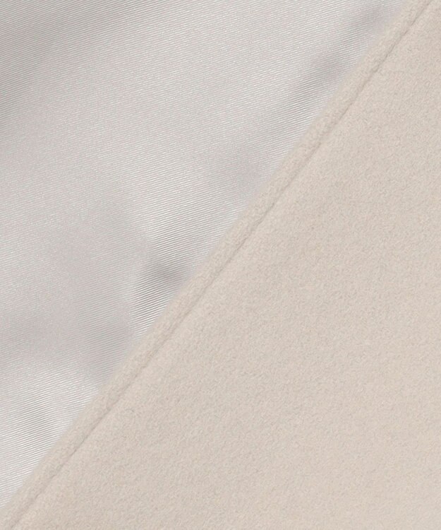 J.PRESS LADIES ショートビーバー ショート丈 ステンカラー コート ベージュ系