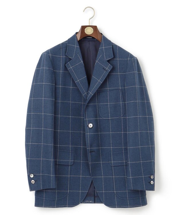 J.PRESS MEN 【NEW STAGE】オーシャンクラブチェック ジャケット ネイビー系4