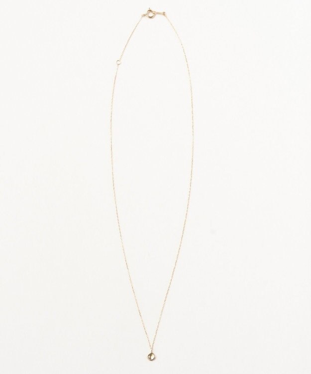 Phoebe 【K10】プランプコインペンダントネックレス/全長:40cm ゴールド