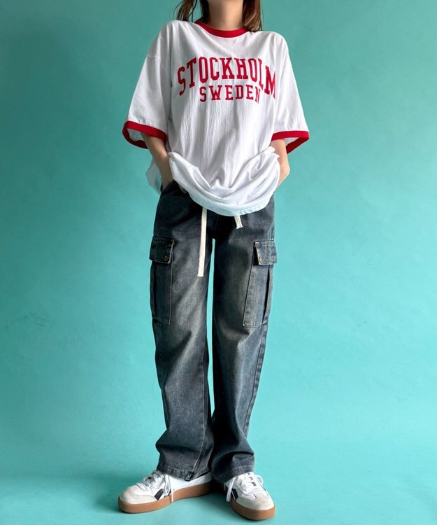 WEGO STOCKHOLMリンガーT ホワイト