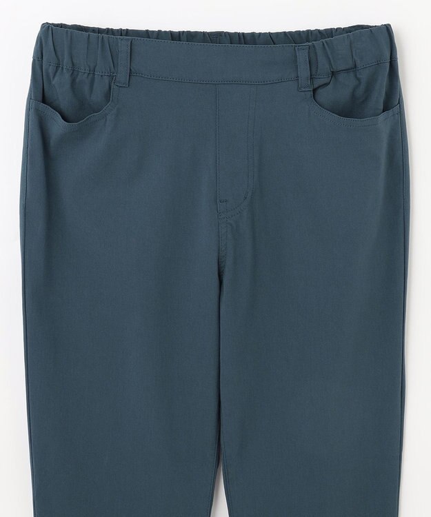 ANY 【ウエストゴム/ストレッチ/UVカット】大人の7daysデイリー パンツ ブルーグリーン