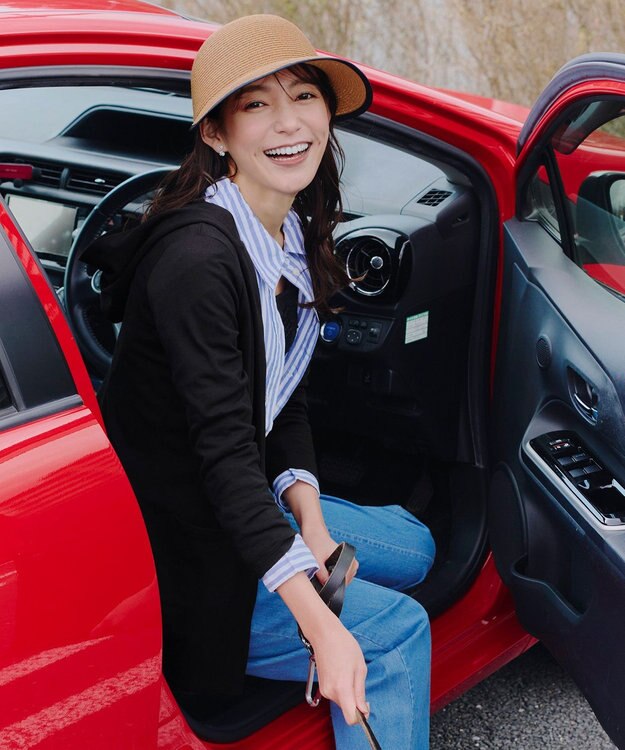 Tiaclasse 【選べる2TYPEデザイン】ストローサンバイザー & ストローキャップ ベージュ（キャップ）