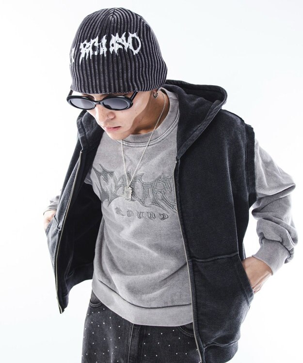 WEGO 【ユニセックス着用ITEM】コンパクトフィットロゴプルオーバー グレー