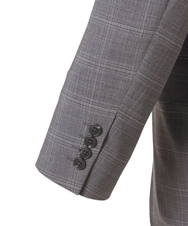 J.PRESS MEN 【WEB・一部店舗限定】ファンシ－チェック スーツ ライトグレー系4