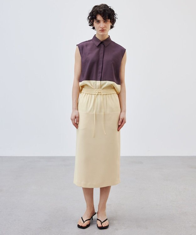 BEIGE， 【洗える】VOLTA / スカート Cream