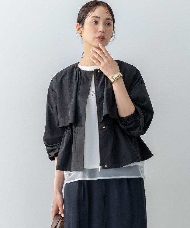 組曲 L エアリーブルゾン ブラック系9