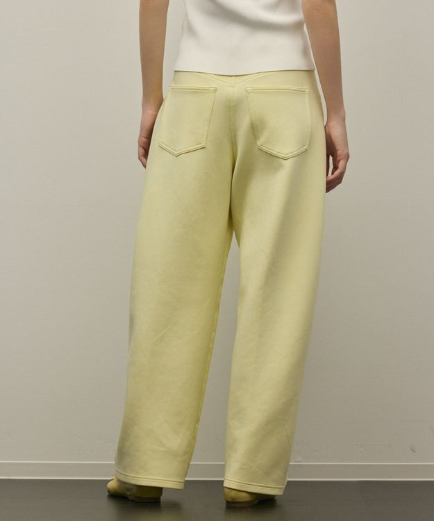 GRACE CONTINENTAL コンビドロストデニムパンツ イエロー