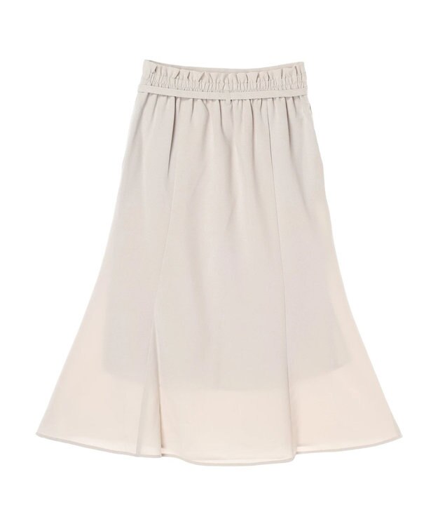 Green Parks きれシルベルト付きフレアスカート Light Beige