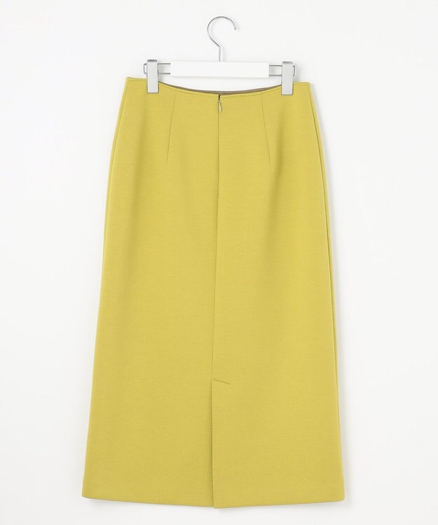 J.PRESS LADIES L 【WEB限定カラーあり・洗える】ダンボール ナロー スカート ピスタチオ系