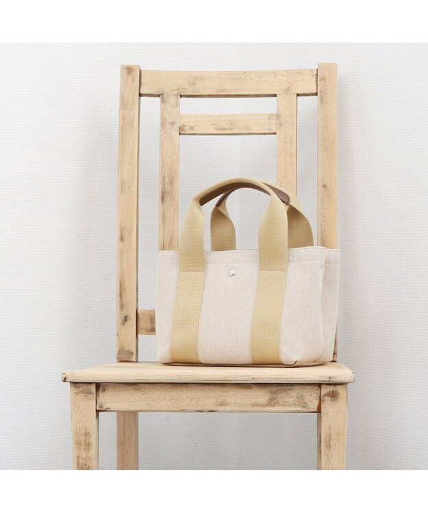 UNBILLION カシュカシュ cachecache / テープエルガリー2wayパーテーショントート ベージュ