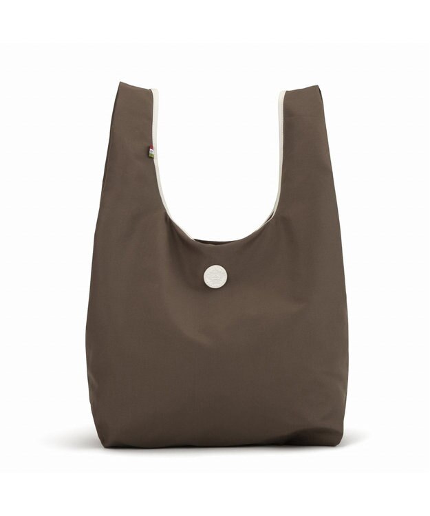 ACE BAGS & LUGGAGE Orobianco ポルテッジェーラ エコバッグ  18L パッカブル 軽量 93211 オロビアンコ ブラウン×オフホワイト