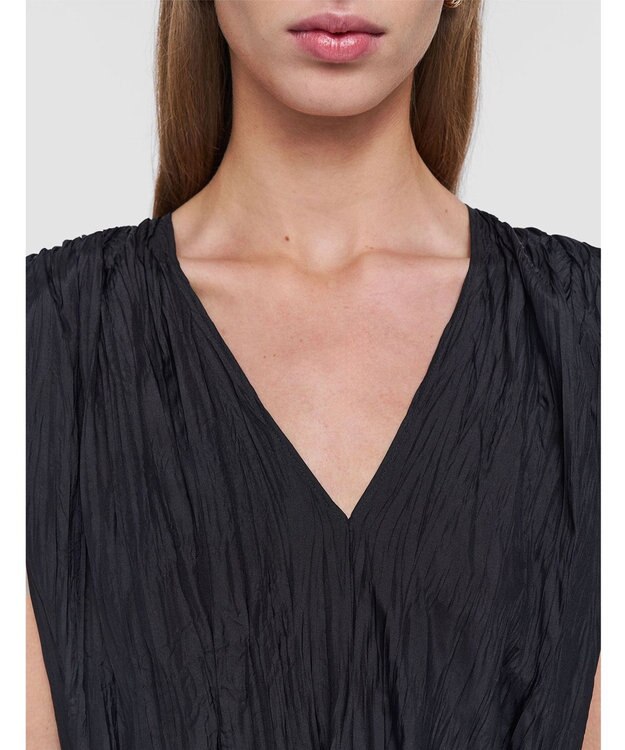 JOSEPH 【洗える】ハボタイ　シルクドレス Black