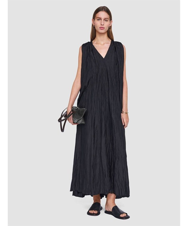 JOSEPH 【洗える】ハボタイ　シルクドレス Black