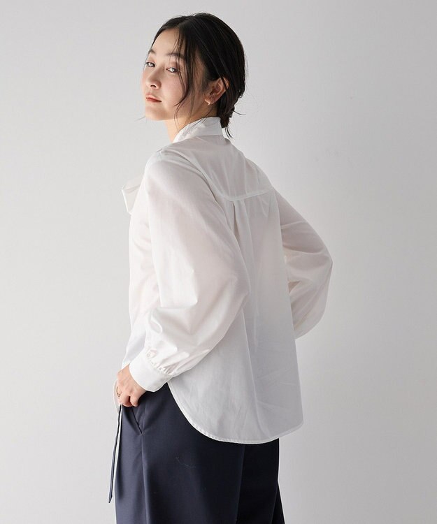 YECCA VECCA ボウタイシャツ White