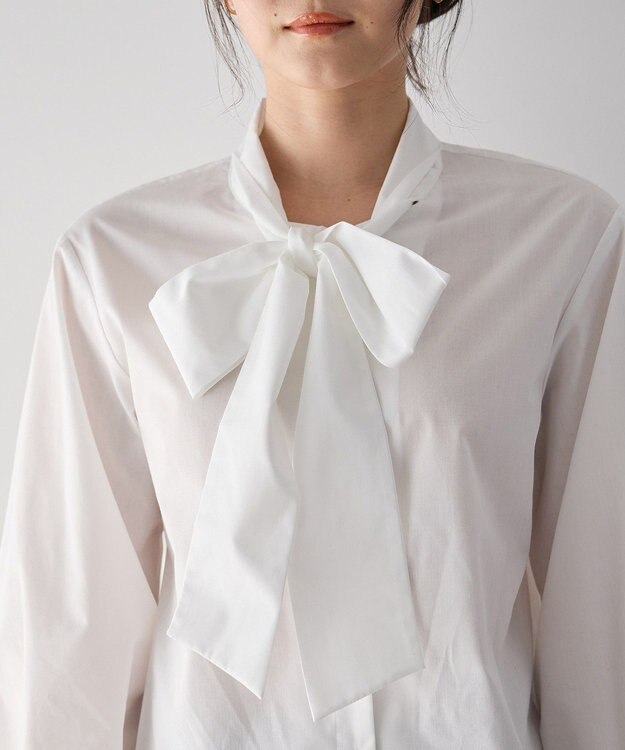 YECCA VECCA ボウタイシャツ White
