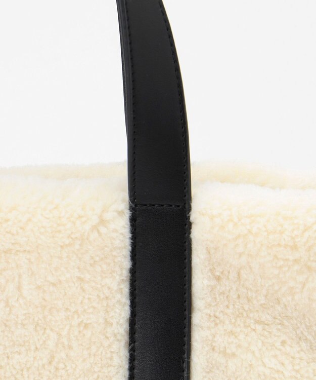 23区 ボアフリース トートバッグ ブラック系