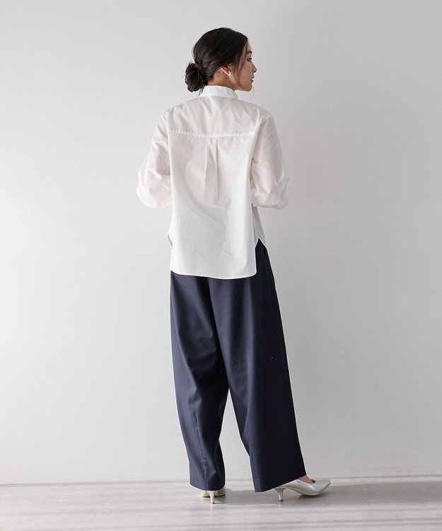 YECCA VECCA ボウタイシャツ White