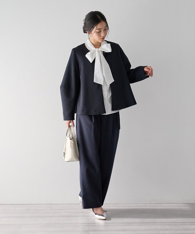 YECCA VECCA ボウタイシャツ White