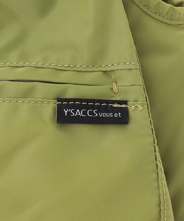 Y'SACCS 【Y’SACCS vous et】立体ポケットクリテ2WAYトート グリーン