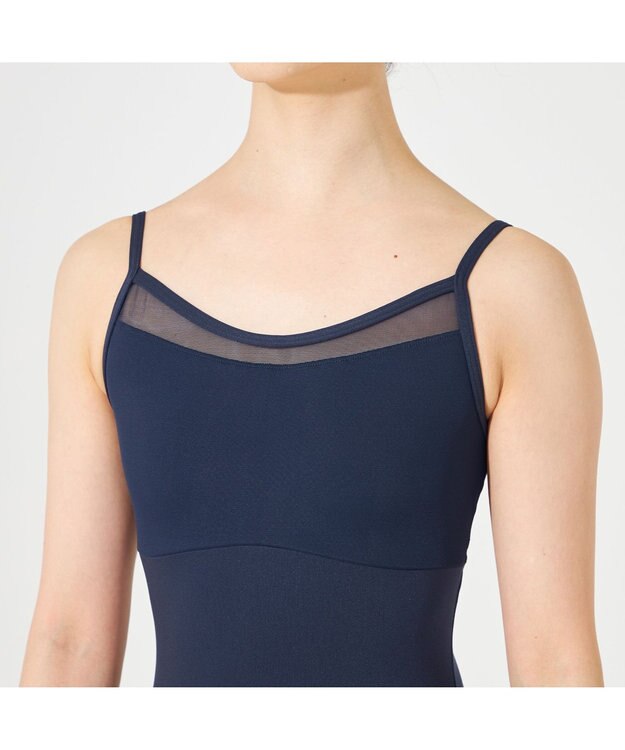 Chacott キャミソールレオタード ネイビー