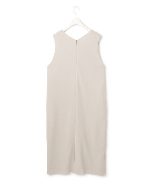 ICB 【WEB限定・洗える】BackSatinGeorgette ジャンパースカートワンピース ベージュ系