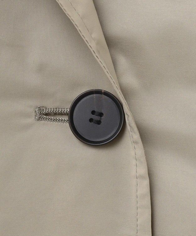 ICB L 【撥水加工】メモリーストレッチタフタ トレンチコート カーキ系