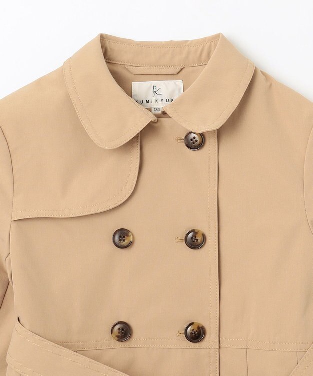 組曲 KIDS 【130-140㎝】【撥水】ブリティッシュ トレンチコート ベージュ系