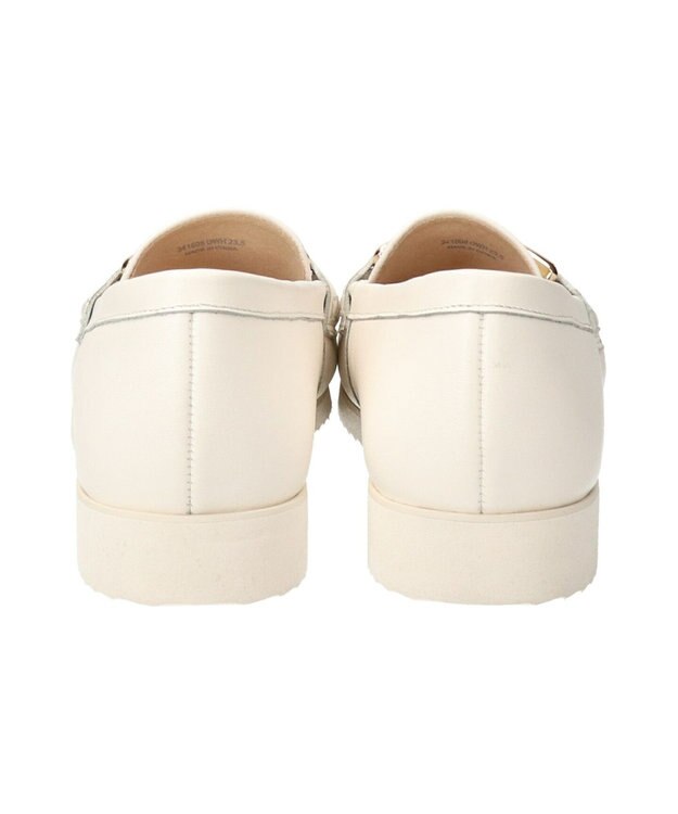 Bridget Birkin 【PARADIS COULEUR】メタルビットレザーモカシン オフホワイト