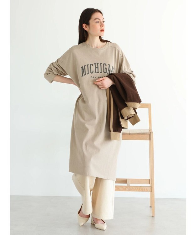 CRAFT STANDARD BOUTIQUE １０／ーウ゛ィンテージ風天竺　ＰＴ　ＯＰ　Ｌ／Ｓ Beige