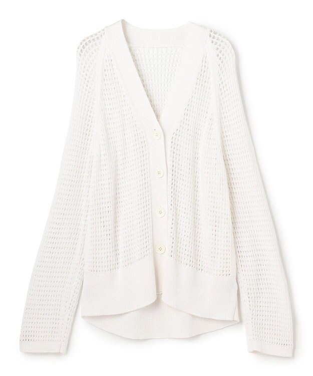 uncrave メッシュニット カーディガン オフ