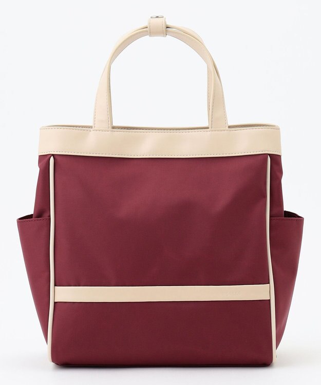 Y'SACCS トラベル ホライズン2WAYミニトート ダークレッド