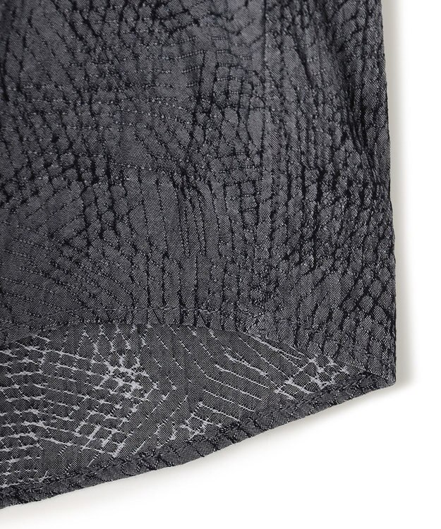 JOSEPH HOMME アブストラクトジャガード レギュラーカラーシャツ グレー系