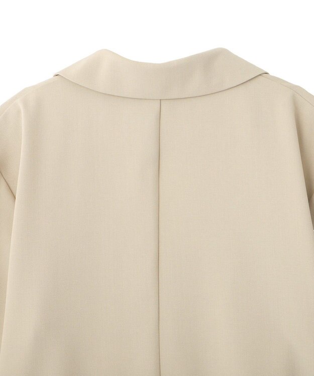 YECCA VECCA ハーフスリーブクロップドジャケット Gray Beige