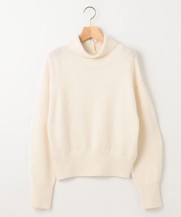組曲 【2WAY・WEB限定】ウールカシミヤミックス ハイネックニット アイボリー系