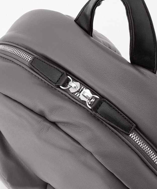 JOSEPH HOMME シンセティックソフトレザー　バックパック グレー系