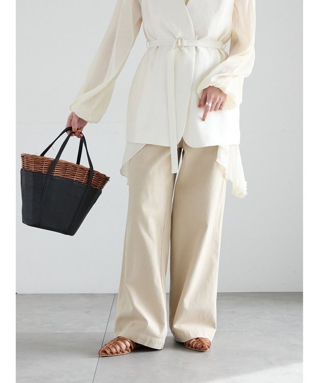 Te chichi ベイカーパンツ ベージュ