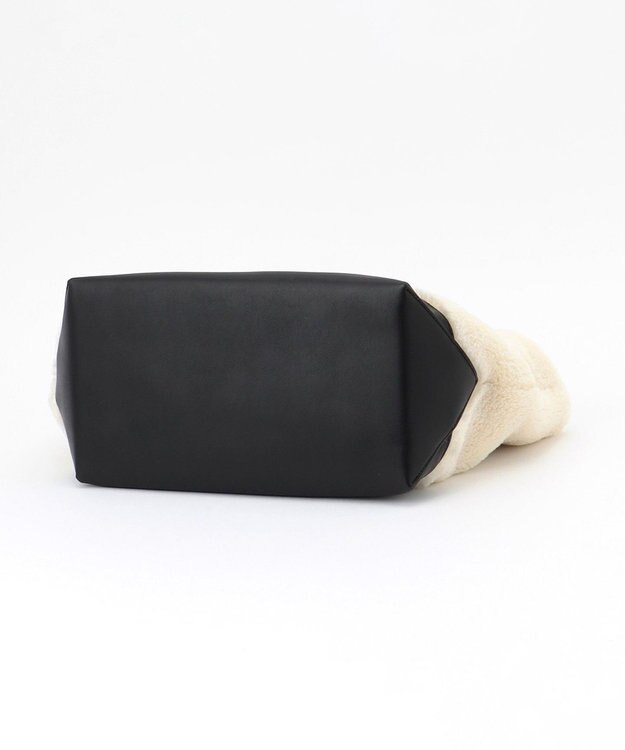 23区 ボアフリース トートバッグ ブラック系