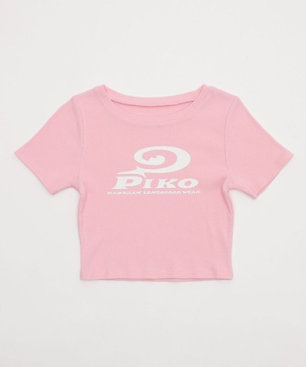 WEGO 別注PIKOラメ　リブT ピンク