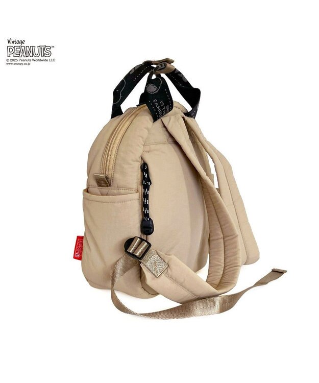 ROOTOTE 8453【スヌーピー】IP.セオルー.パデット.ピーナッツ-0S 04：マットベージュ