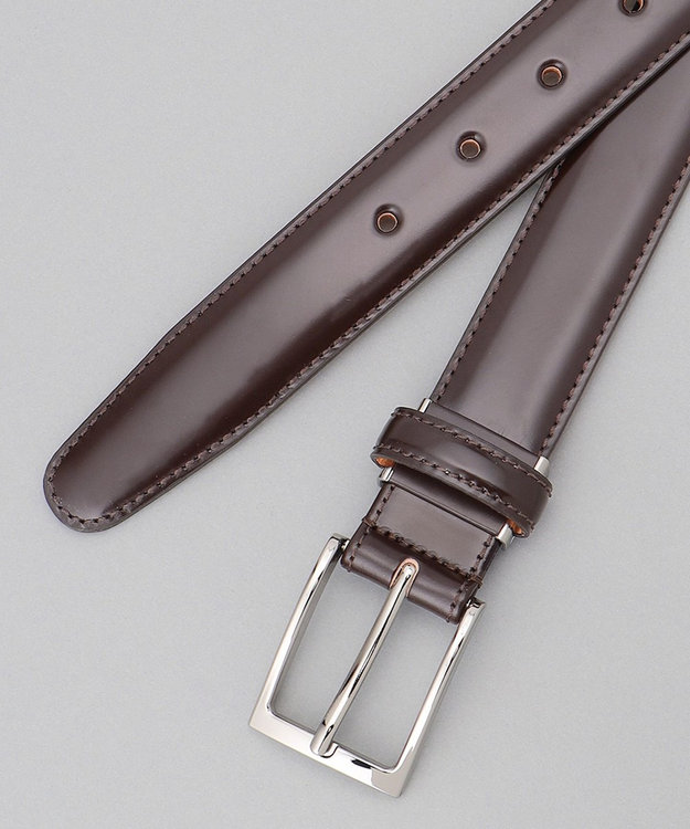 GOTAIRIKU 【希少コードバン】コードバンベルト ダークブラウン系