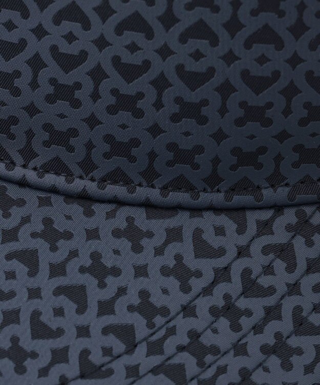 23区GOLF 【UNISEX】モノグラムプリントキャップ ポケッタブル ネイビー系