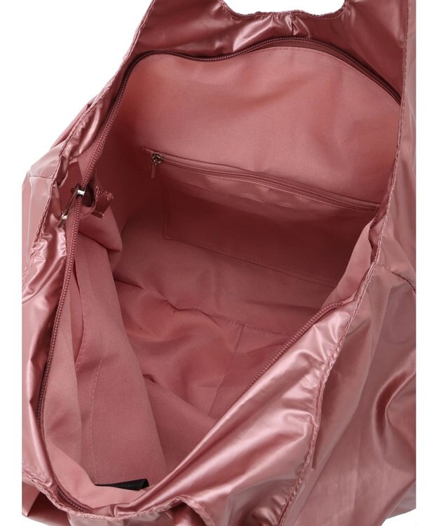 Green Parks ａｎｄｍｉｋｋａ　ドロストバルーンメタリックトート Pink