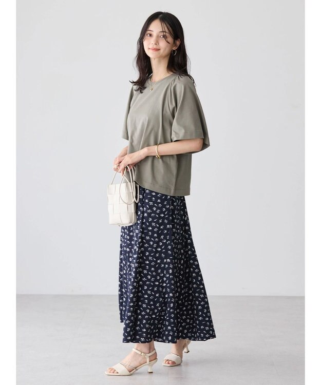 AMERICAN HOLIC フレアスリーブカットプルオーバー Khaki