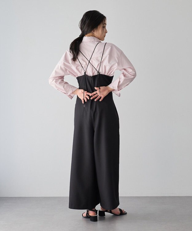 YECCA VECCA マルチwayキャミオールインワン Black