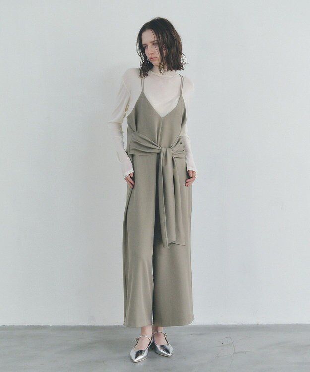 YECCA VECCA マルチwayキャミオールインワン Gray Beige