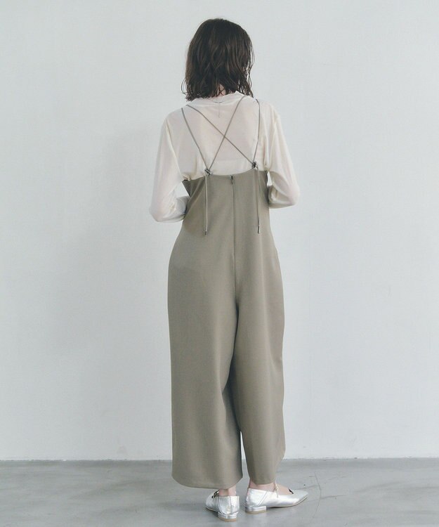 YECCA VECCA マルチwayキャミオールインワン Gray Beige