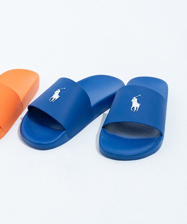 REGAL FOOT COMMUNITY 【ポロラルフローレン メンズ】RE85 POLO SLIDE ポロ スライド サンダル ブルー