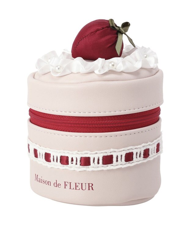 Maison de FLEUR ガトーフレーズポーチ Pink