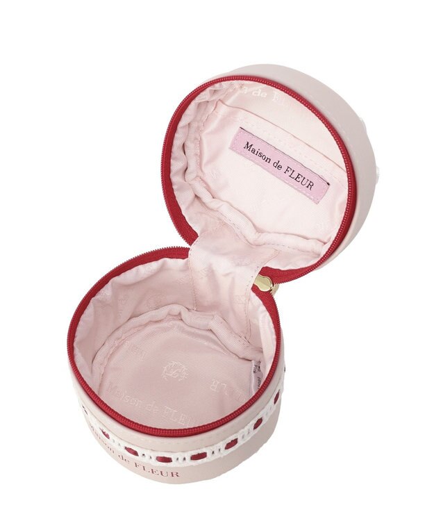 Maison de FLEUR ガトーフレーズポーチ Pink