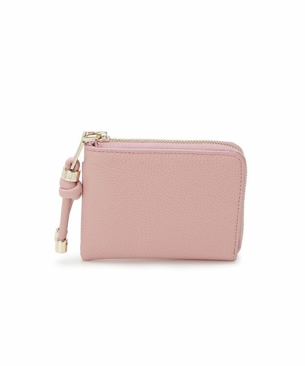 TOPKAPI 【新色追加】【TREASURE TOPKAPI】シュリンクレザー Lファスナー ミニ 財布 ピンク